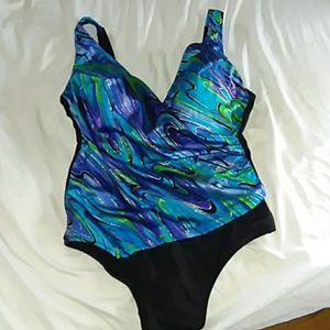 Plus size one piece swimsuit